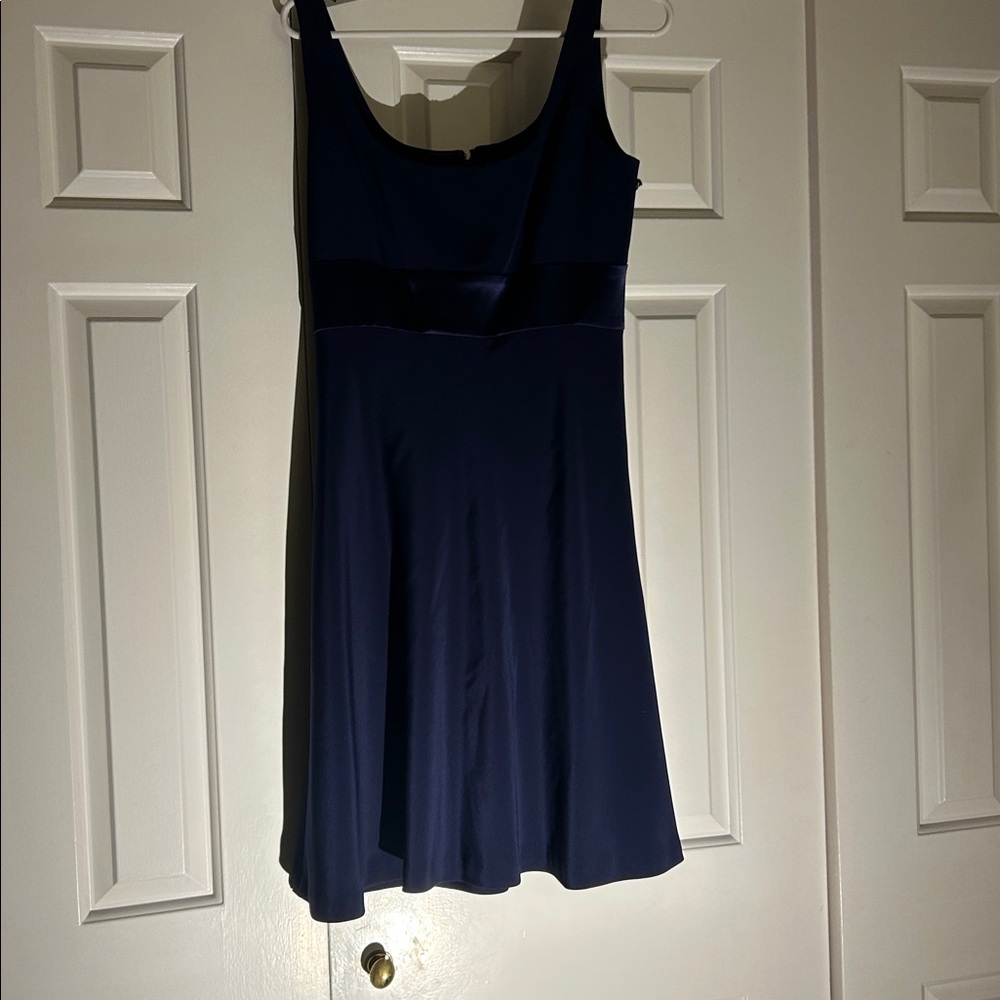 Tahari Midnight Blue Dress